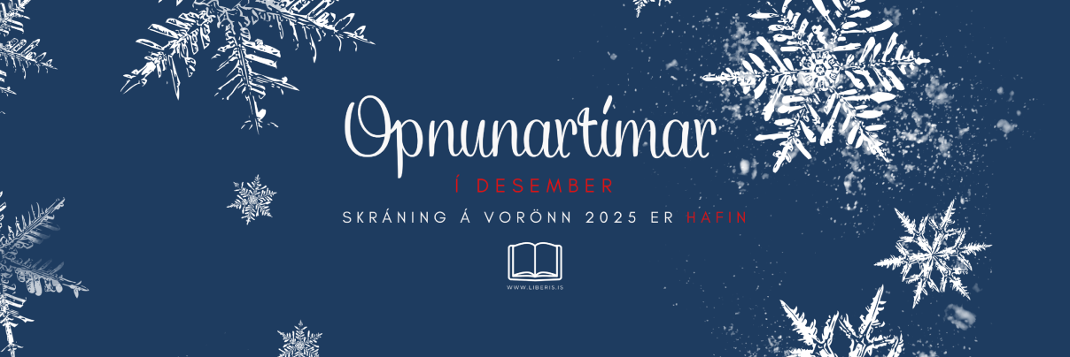 Opnunartímar í Desember