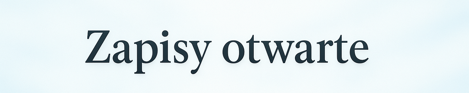 Zapisy na semestr WIOSNA 2026 otwarte.